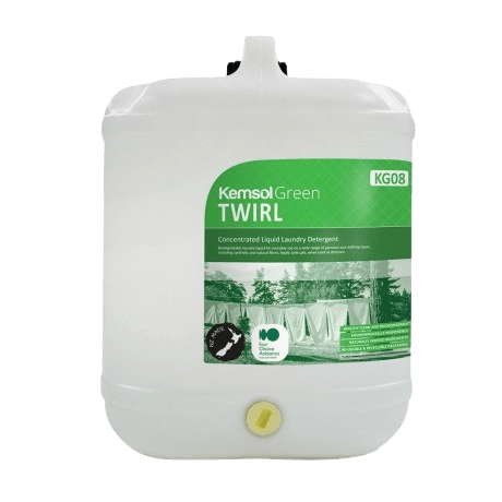 Kemsol Green Twirl Concentrated Liquid Laundry Detergent 20L - NZ Packaging