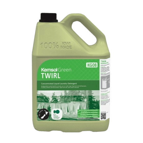 Kemsol Green Twirl Concentrated Liquid Laundry Detergent 5L - NZ Packaging