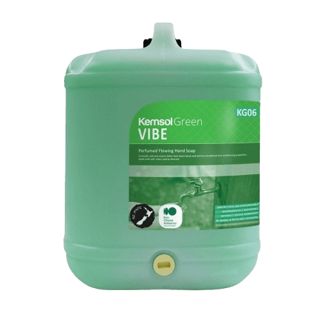 Kemsol Green Vibe Perfumed Flowing Hand Soap 20L - NZ Packaging
