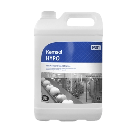 Kemsol Hypo 15% Concentrated Chlorine 5L - NZ Packaging