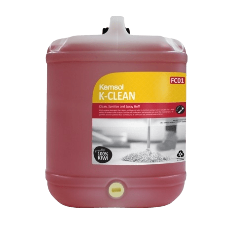 Kemsol K - Clean Clean, Sanitise and Spray Buff 20L - NZ Packaging