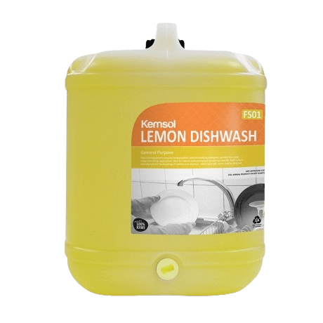Kemsol Lemon Dishwash General Purpose Detergent 20L - NZ Packaging