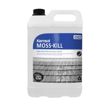 Kemsol Moss - Kill Algae Mould Moss & Lichen Control 5L - NZ Packaging
