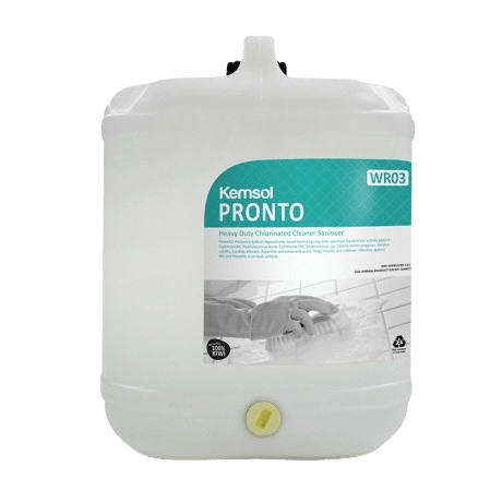Kemsol Pronto Heavy - Duty Chlorinated Cleaner Sanitiser 20L - NZ Packaging