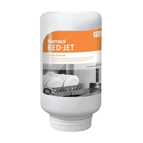 Kemsol Red Jet Concentrate Automatic Warewash Powder (Dg Class 8) 4.5L - NZ Packaging