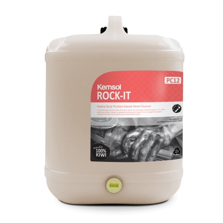 Kemsol Rock-It Heavy-Duty Pumice-Based Hand Cleaner 20L - NZ Packaging