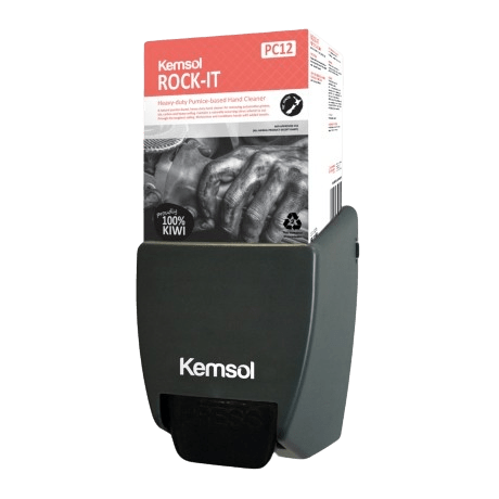 Kemsol Rock - It Heavy Duty Pumice Based Hand Cleaner 4Ml Shot 4L Cartridge - NZ Packaging