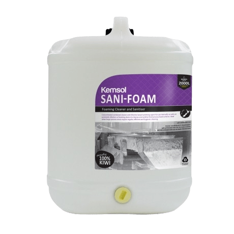 Kemsol Sani - Foam Foaming Cleaner and Sanitiser 20L - NZ Packaging