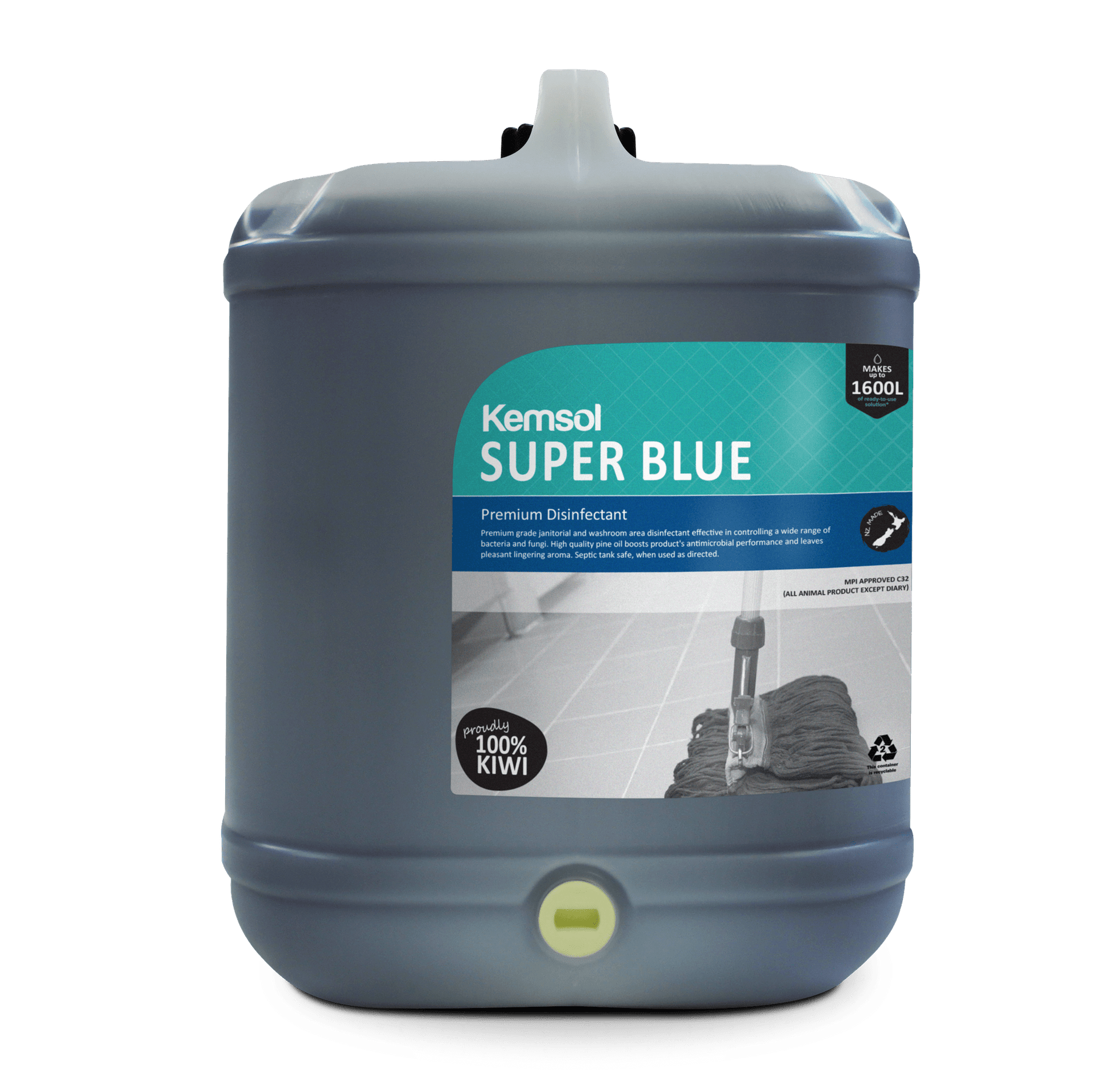 Kemsol Super Blue Premium Disinfectant - NZ Packaging
