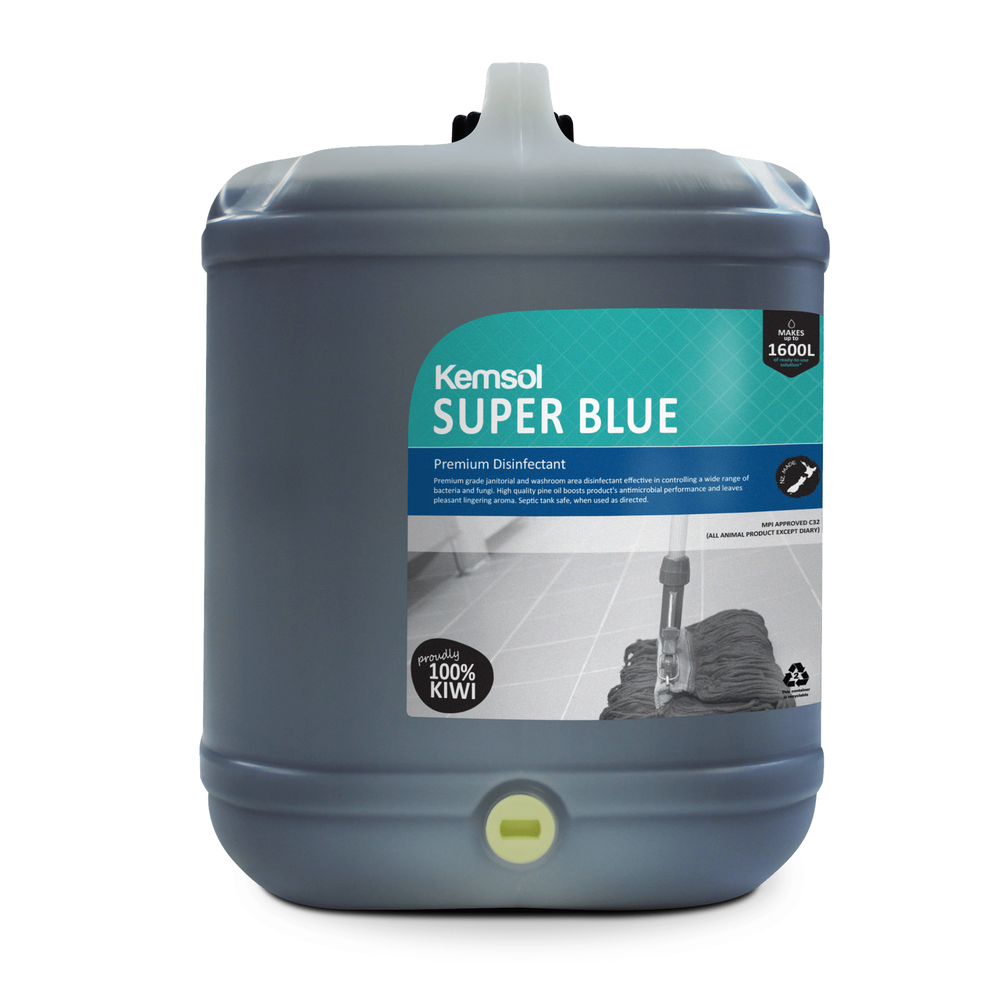 Kemsol Super Blue Premium Disinfectant - NZ Packaging