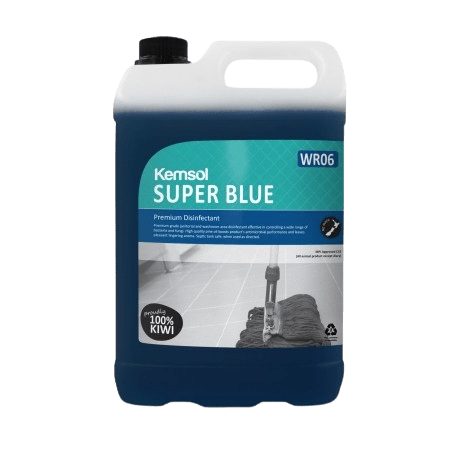 Kemsol Super Blue Premium Disinfectant 5L - NZ Packaging