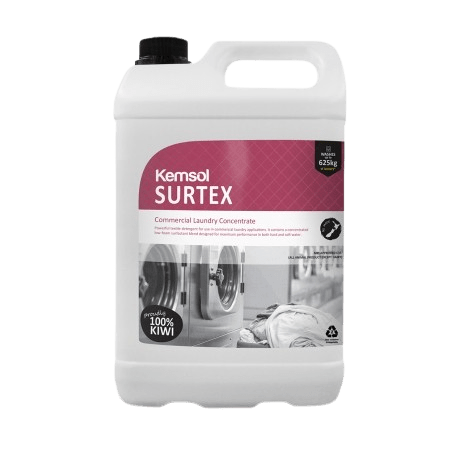 Kemsol Surtex Commercial Laundry Concentrate 5L - NZ Packaging
