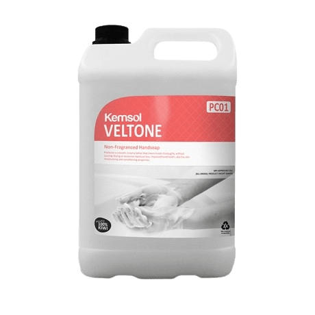 Kemsol Veltone Non - Fragranced Hand Soap 5L - NZ Packaging