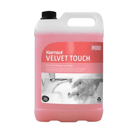 Kemsol Velvet Touch Perfumed Flowing Hand Soap 5L - NZ Packaging