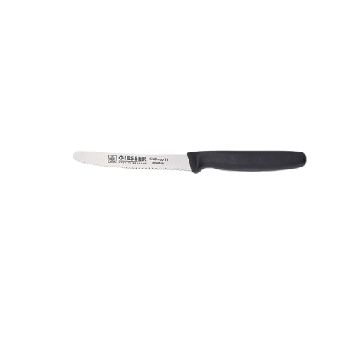 Knife, Giesser, Tomato Wavy, 11cm, BLK - NZ Packaging