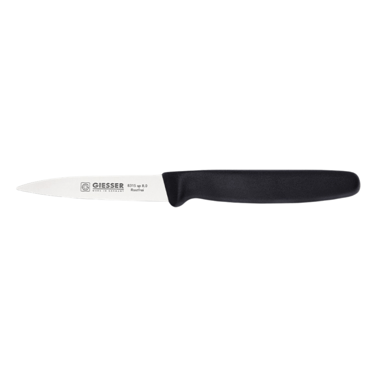 Knife, Giesser, Vegtable Pairing, 8cm, BLK - NZ Packaging