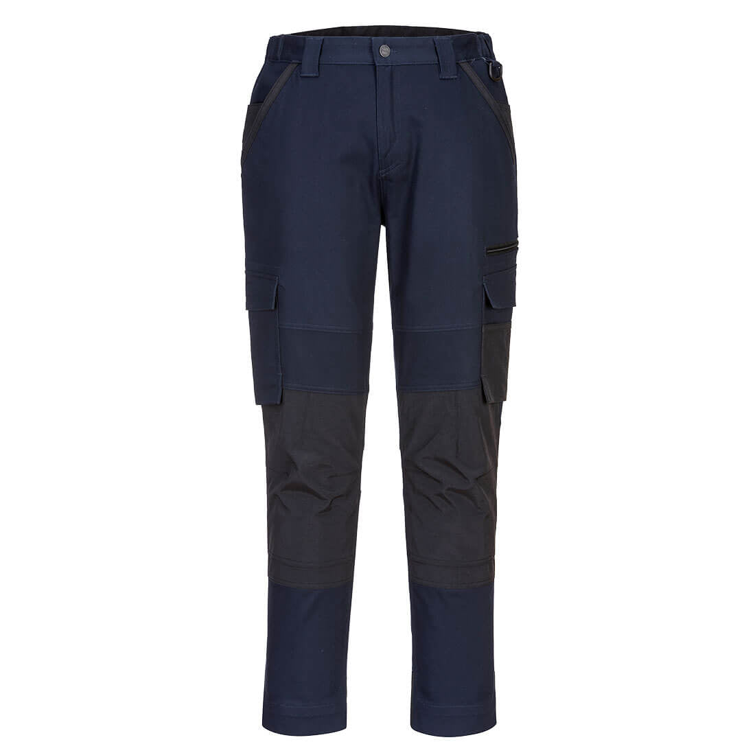 KX3 Women's Stretch Slim Fit Trade Pants, Navy - NZ Packaging