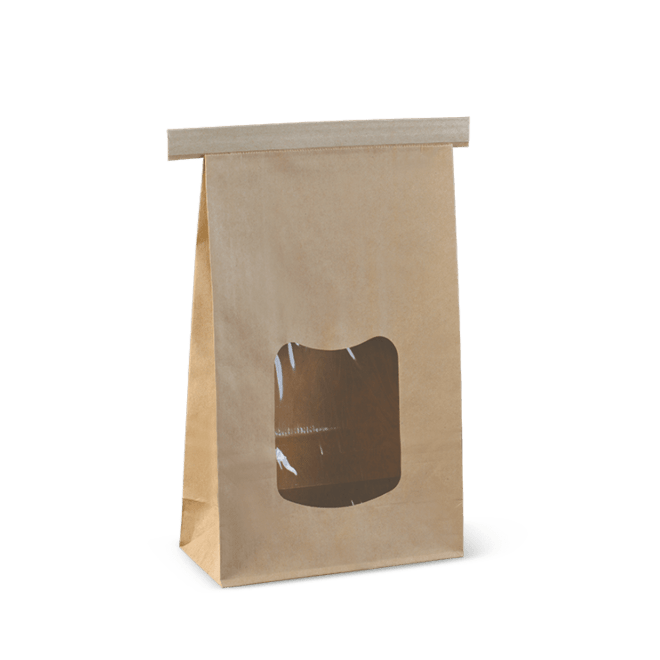 Large Window Tin-Tie Bag - NZ Packaging