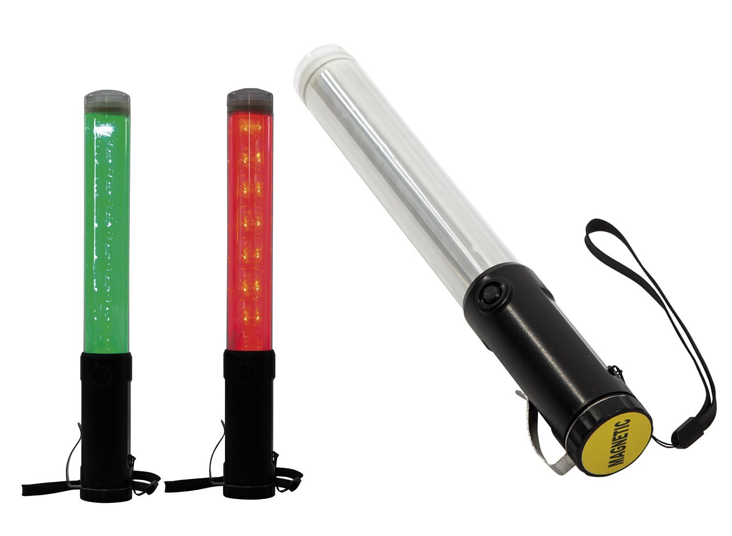 Led Traffic Wand, Red/Green - NZ Packaging