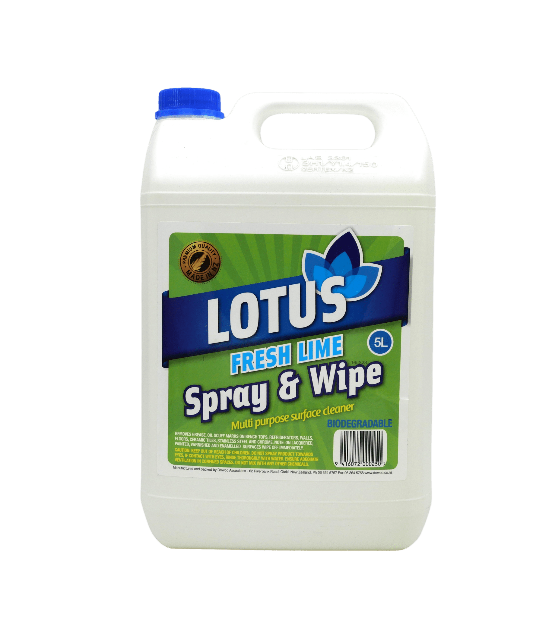 Lotus Spray and Wipe 5L - NZ Packaging