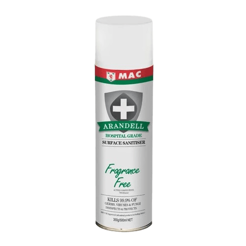 MAC Arandell Hospital Grade Surface Sanitiser Fragrance Free 500ml - NZ Packaging