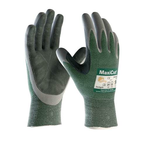 Maxicut 3 Leather Palm Open Back Glove - NZ Packaging