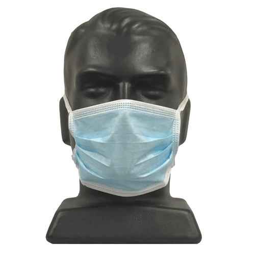 Medical Face Mask, 3 Ply, Ear Loop, Class IIR, Blue (50) - NZ Packaging