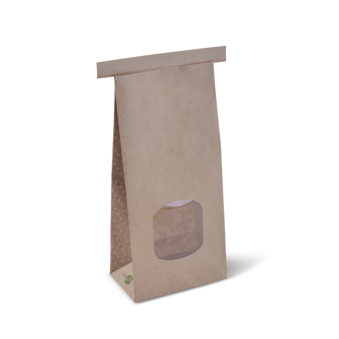 Medium Window Tin-Tie Bag - NZ Packaging