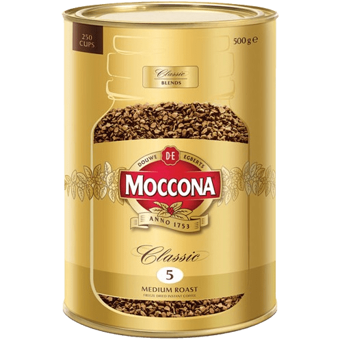 Moccona Freeze Dried Classic Medium Roast Coffee, 500g - NZ Packaging