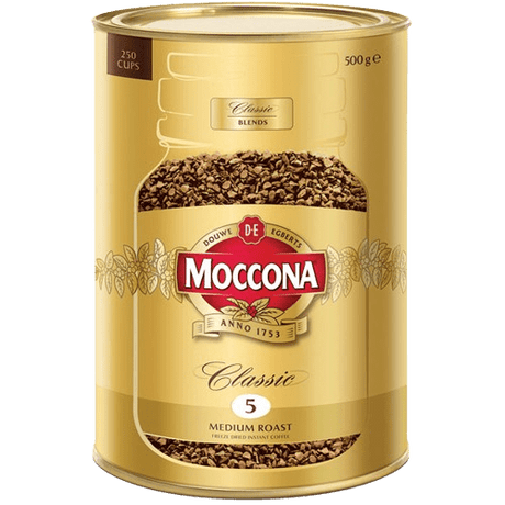 Moccona Freeze Dried Classic Medium Roast Coffee, 500g - NZ Packaging