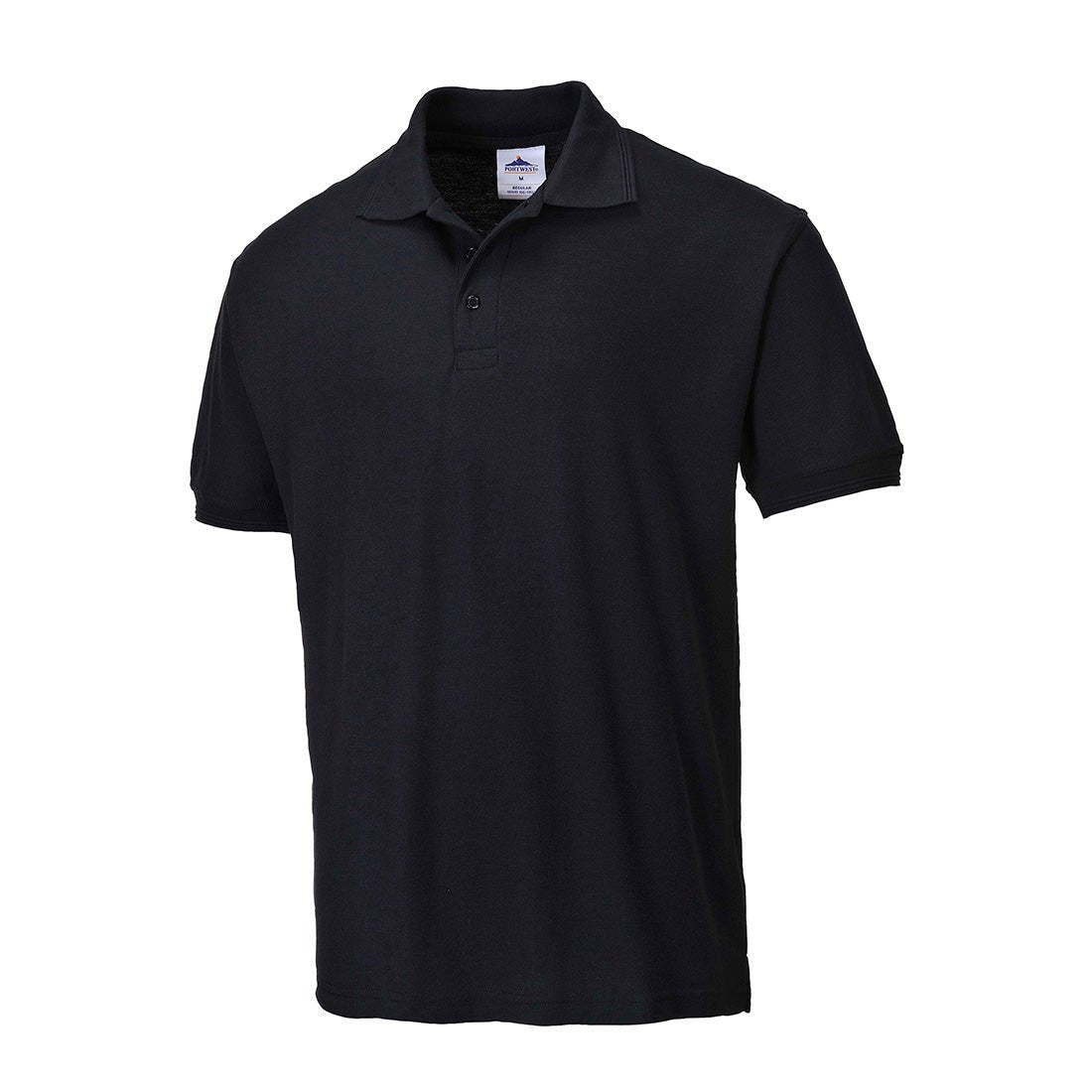 Naples Polo Shirt S/S, Black - NZ Packaging