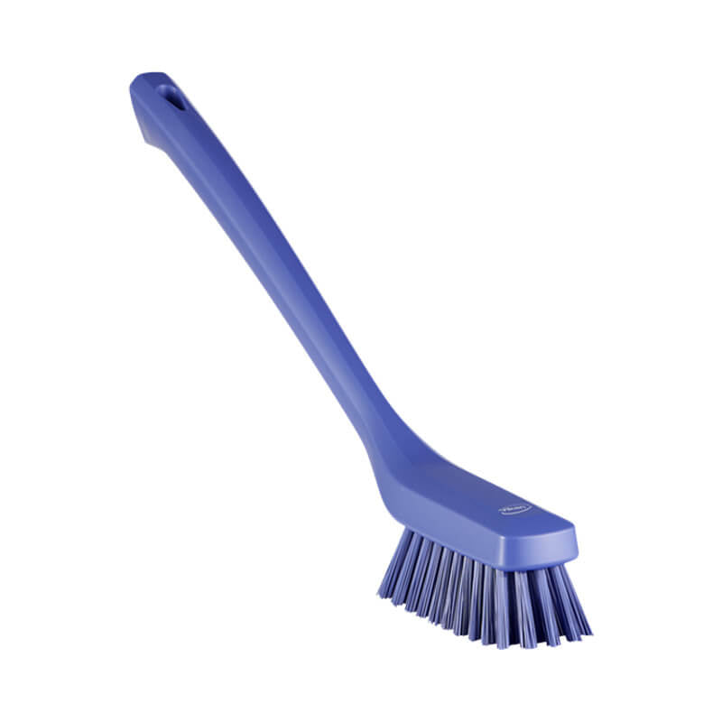 Narrow Cleaning Brush W/L/H, 420mm Handle, Purple - NZ Packaging