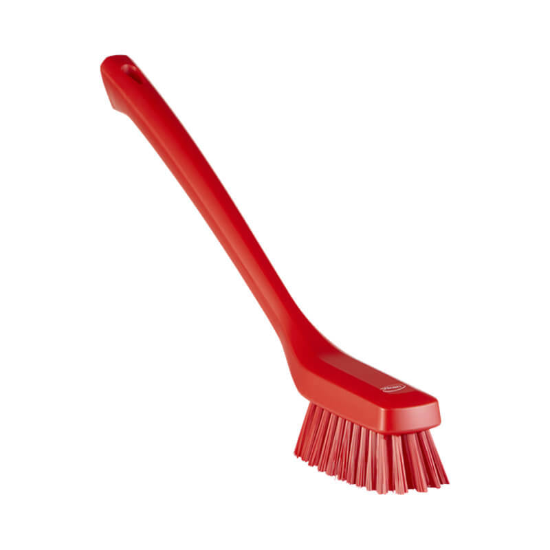 Narrow Cleaning Brush W/L/H, 420mm Handle, Red - NZ Packaging