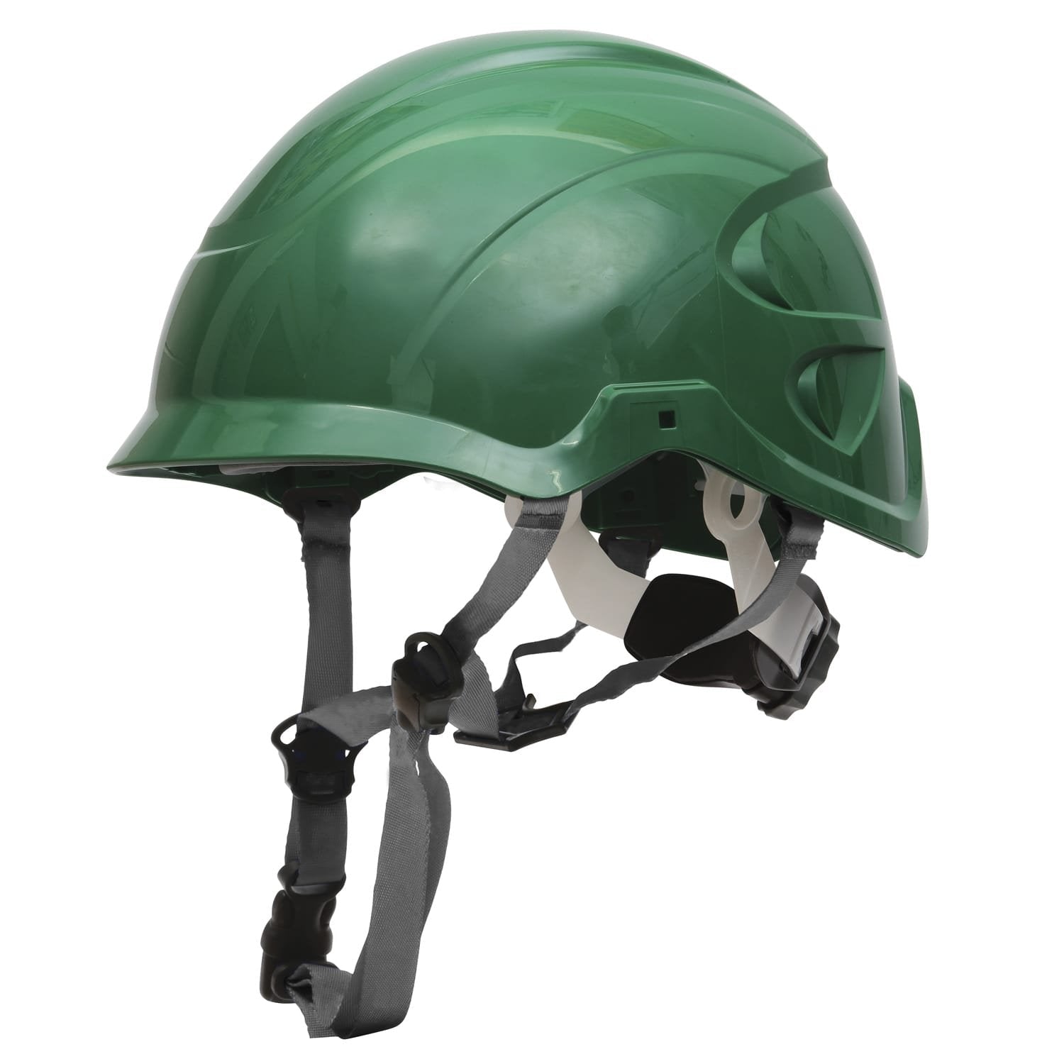 Nexus Heightmaster Green Ratchet Adj Vented Helmet + 4 Point Chin Strap + Impact Liner - NZ Packaging