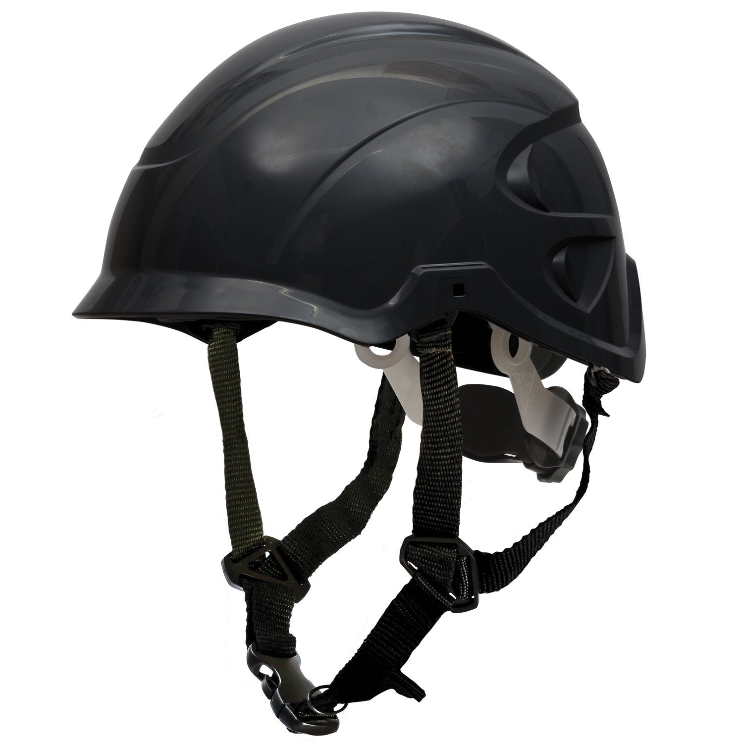 Nexus Secureplus Ratchet Adj Non-Vented Helmet + Secureplus Chinstrap - Black - NZ Packaging