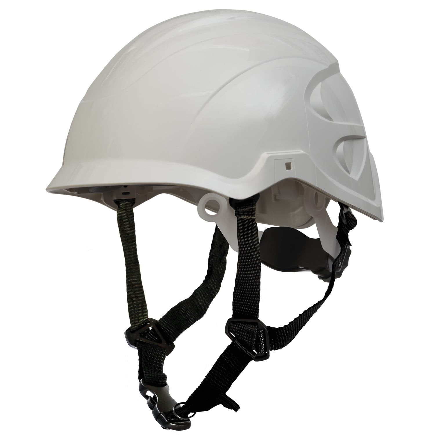 Nexus Secureplus White Ratchet Adj Non-Vented Helmet + Secureplus Chinstrap - NZ Packaging
