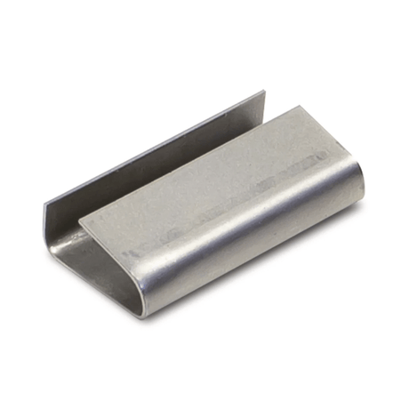 Open Flange Heavy Duty Seal, For Plastic Strap, 19mm, (1000) - NZ Packaging