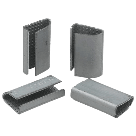 Open Flange Seal, For Plastic Strap, 19mm, (1000) - NZ Packaging