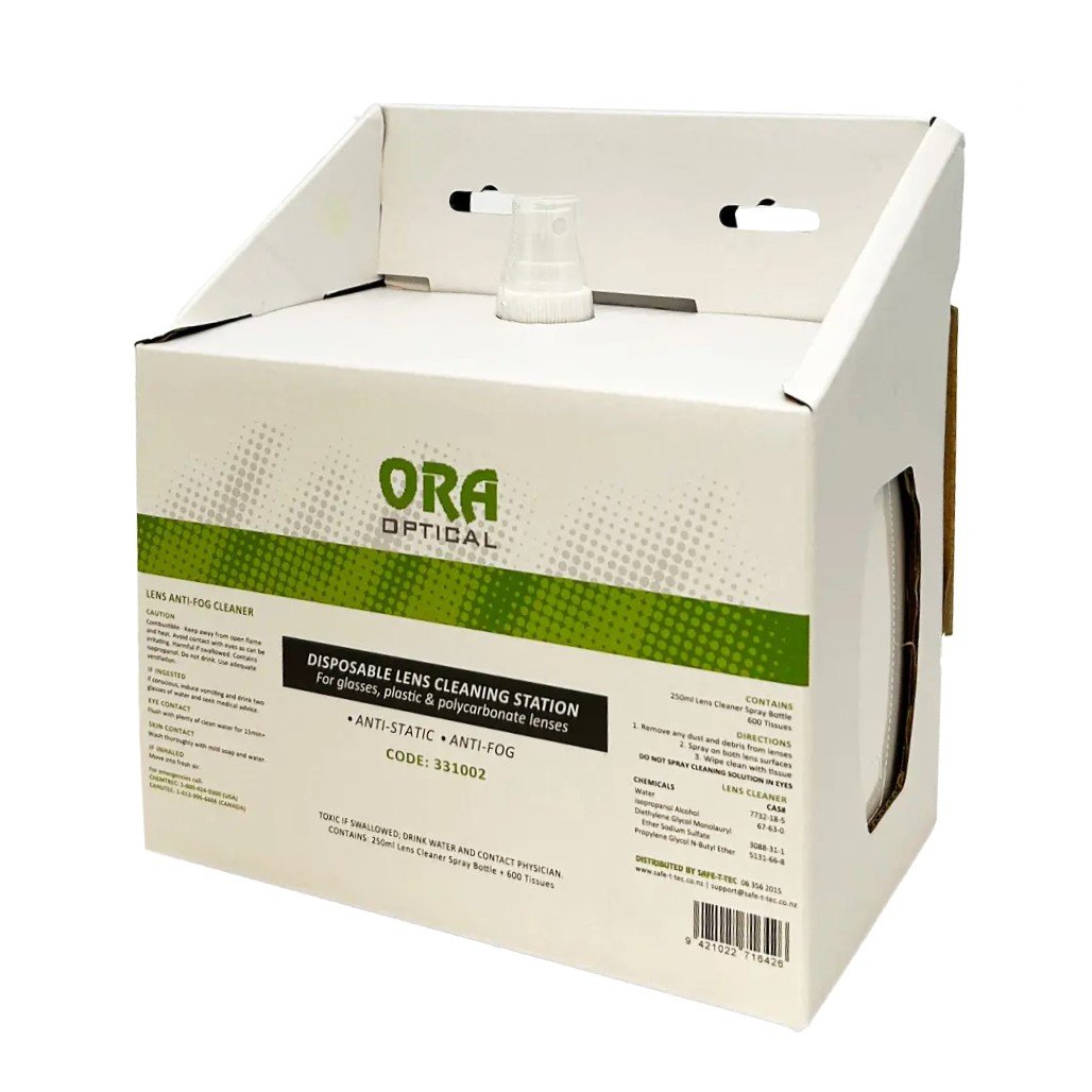 Ora Lens Cleaning Station, 600 Tissues - NZ Packaging