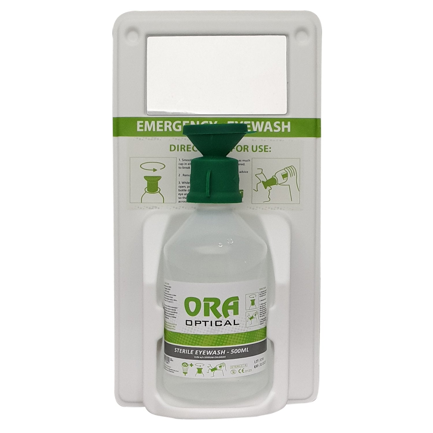 Ora Wall Mount 1x Eyewash, Station Only - NZ Packaging