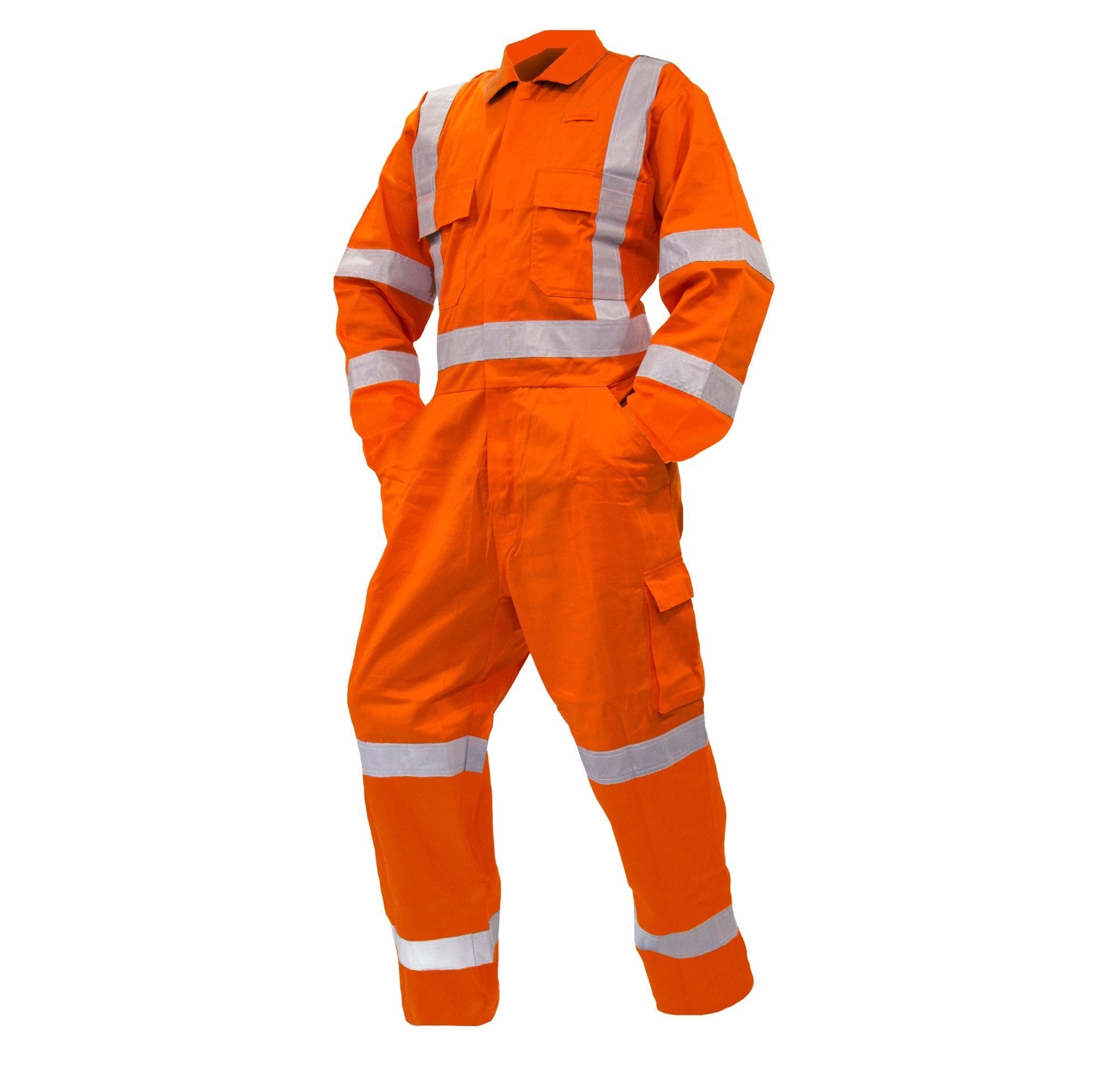 Overall Ls, 200gsm Cotton Ripstop, Orange, Ttmc-W - NZ Packaging
