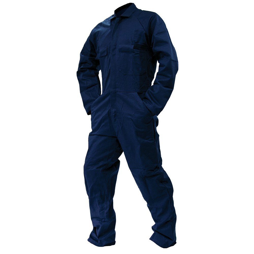 Overall Ls, 300gsm Cotton, Navy - NZ Packaging