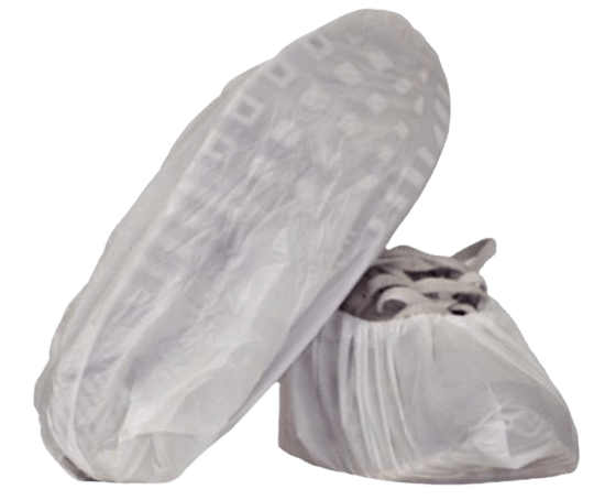 OverShoe White PE Waterproof Economy 406mm (100) - NZ Packaging