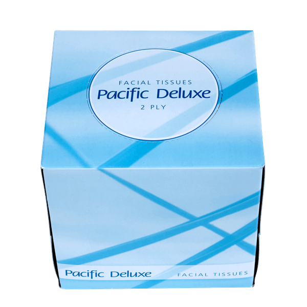 Pacific Deluxe Facial Tissue 2 Ply, FSC Certified (90) - NZ Packaging