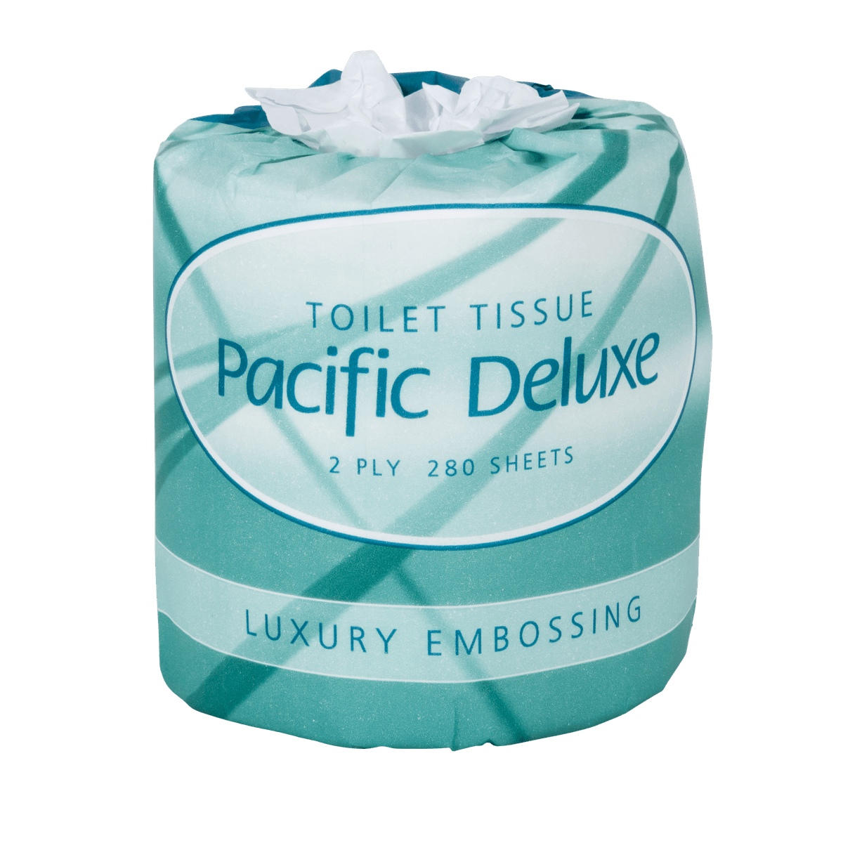 Pacific Deluxe Toilet Roll 2 Ply, 280 sheets, FSC Certified (48) - NZ Packaging