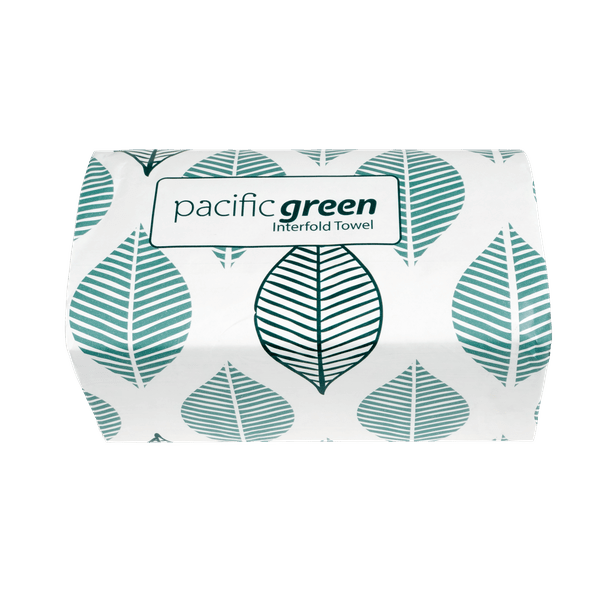 Pacific Green Interfold Towel, FSC Certified (3840) - NZ Packaging