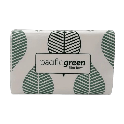 Pacific Green Mixed Slimtowel, White, 22.5cm x 23cm - NZ Packaging