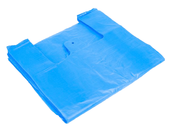 Pacific Handy Sack, Handle, Blue (50) - NZ Packaging