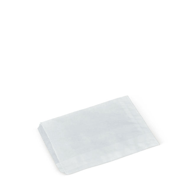 Paper Bag, White, Greaseproof, No 2, 160mm x 200mm (1000) - NZ Packaging