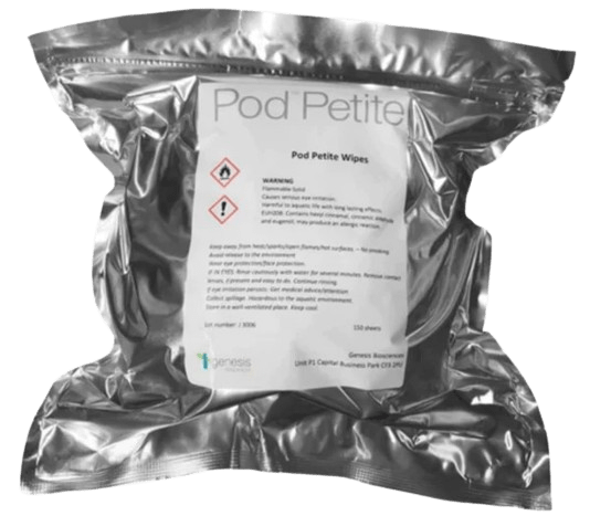 Pod Petite Sanitary Bin Wipes (150) - NZ Packaging